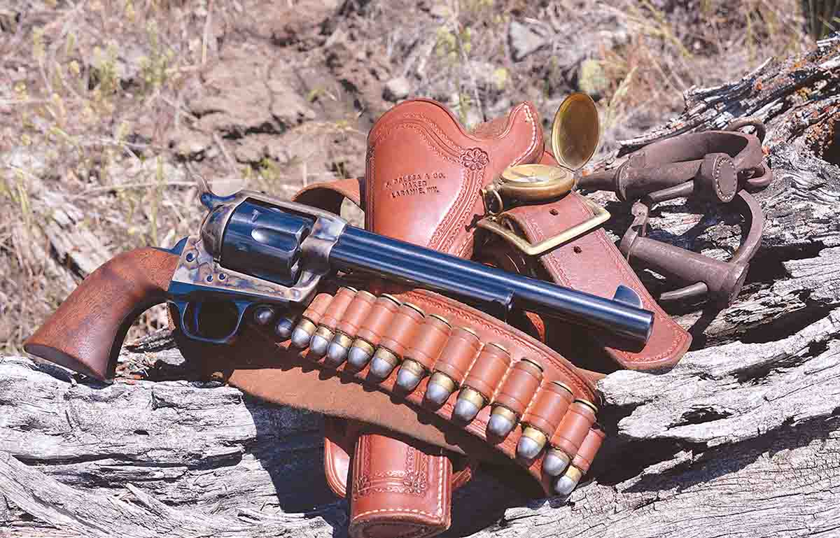 Mike owns many .45 Colt revolvers, but this 3rd Generation .45 was the one used to supply load data for the accompanying table.